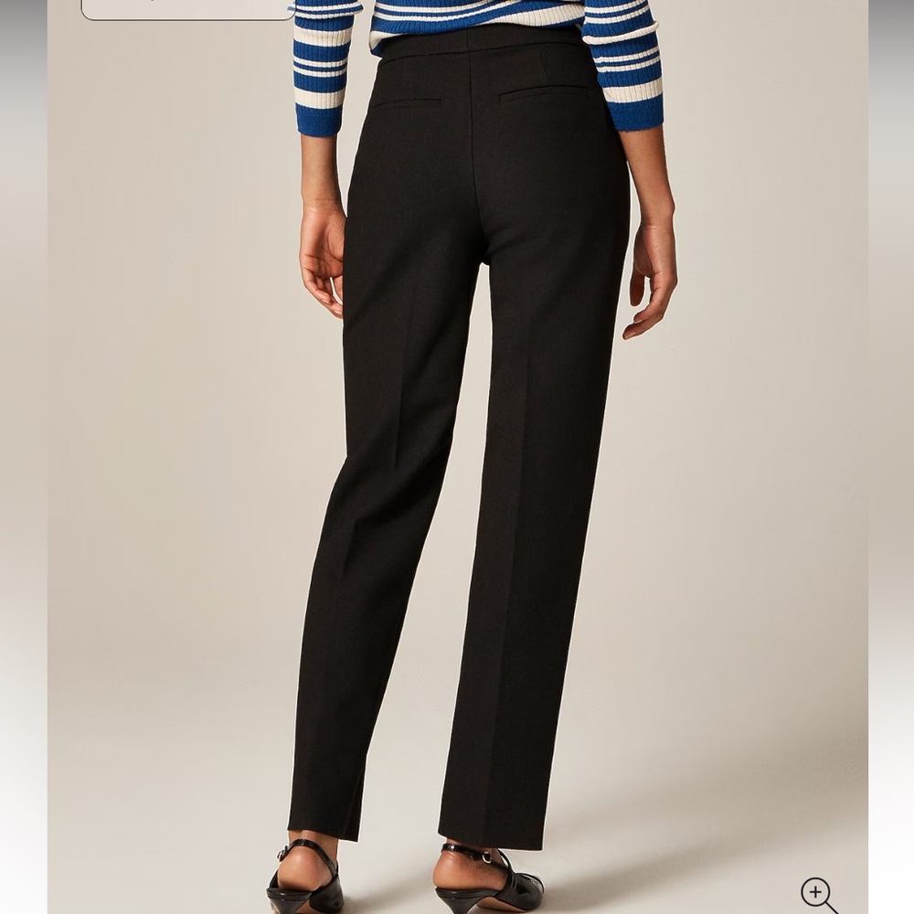 J. Crew Black Kate Pants Size 4 NEW - Picture 2 of 10
